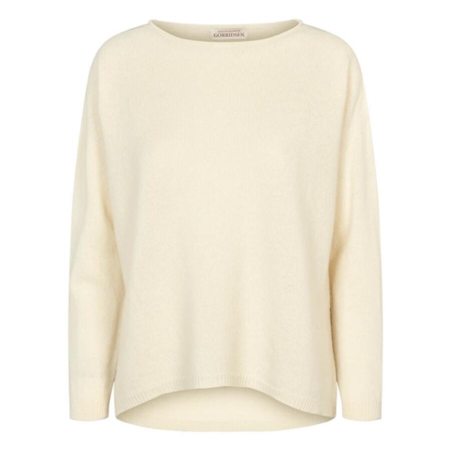 Leda strik i 100% Green Future Wool - Gorridsen Design – Hvid 