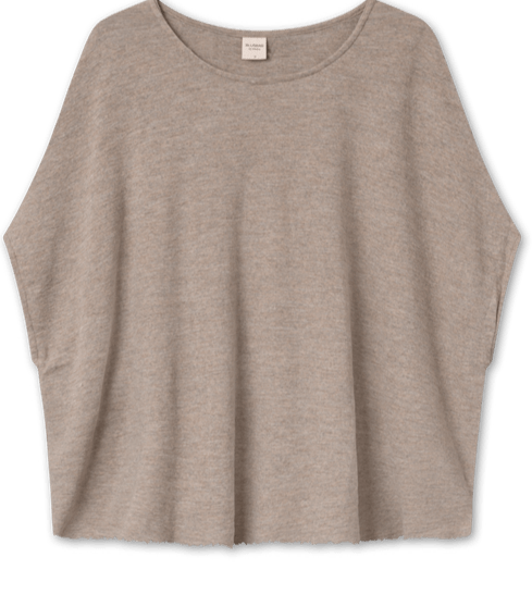 Top med extra vidde / sand melange  / By basic