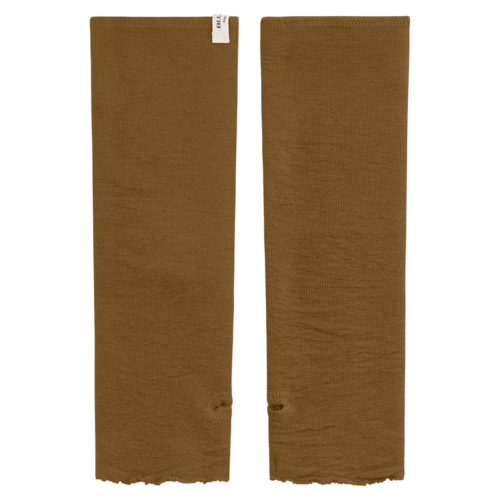 Pulsvarmer  i 100% merinould  fra by basics /  Bronze