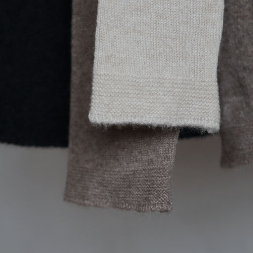 Luna Bluse / 100% Cashmere / Beige/ Gorridsen