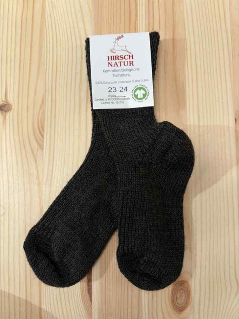 Økologiske Uldsokker/ Mørkebrun