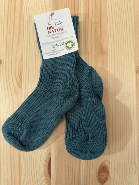 Økologiske Uldsokker/ Teal