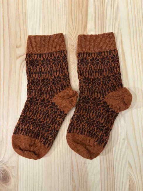Økologiske Uldsokker/ Rust