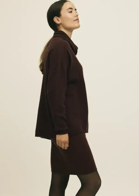 Gorridsen Aida Nederdel i merinould – Burgendy