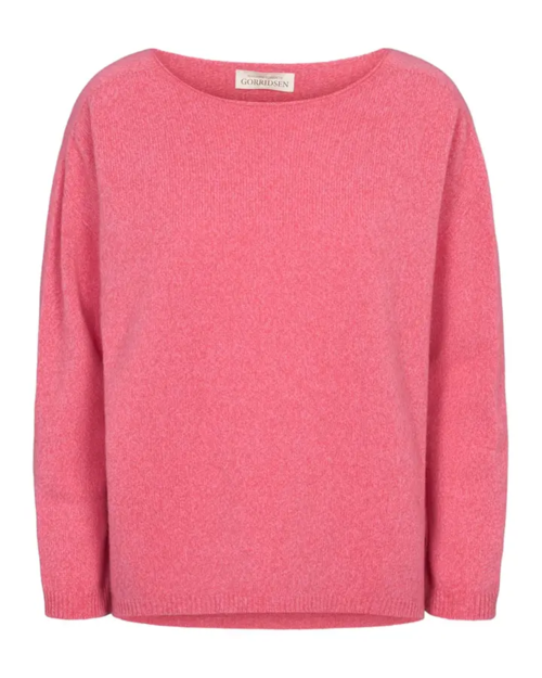 Leda strik i 100% Green Future Wool - Gorridsen Design – Pink Melange