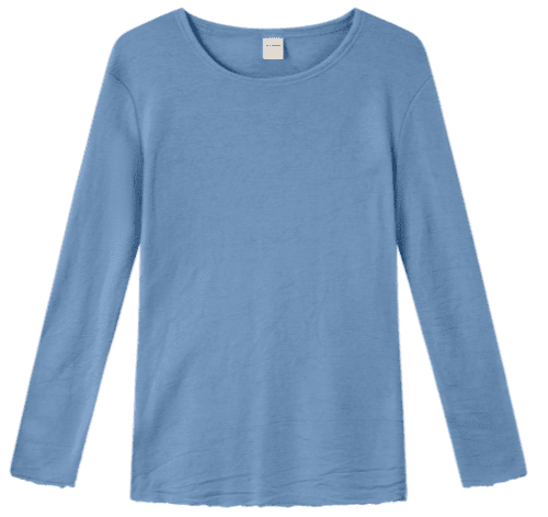 Merinould trøje / Milky Blue /  By Basic