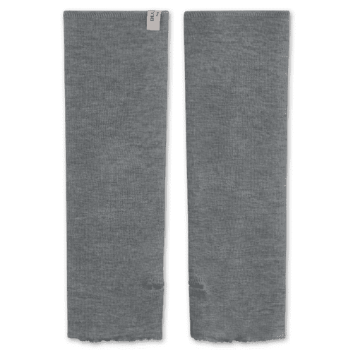 Pulsvarmer  i 100% merinould fra by basics / Steel Grey Melange