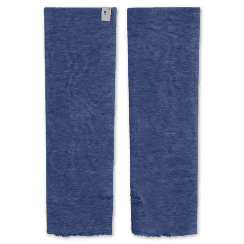 Pulsvarmer  i 100% merinould fra by basics / Indigo Melange