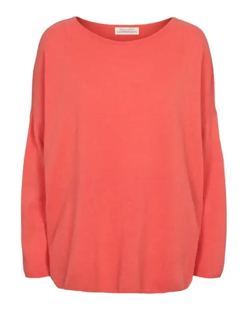 Stella Basic Bluse / Cashmere uld mix / Hawai / Gorridsen