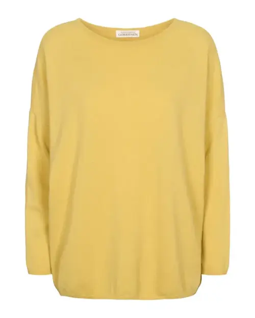 Stella Basic Bluse / Cashmere uld mix / Sunshine / Gorridsen