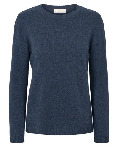 Apollon Basic  i cashmere og merino – lun luksus  - Indigo