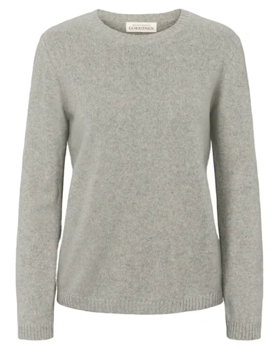 Apollon Basic  i cashmere og merino – lun luksus  - Iceland ( lysegrå)