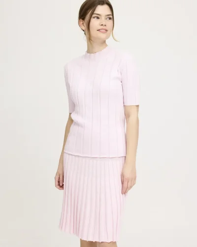Delfi Skirt / 100% Økologisk bomuld rosa / Gorridsen Design