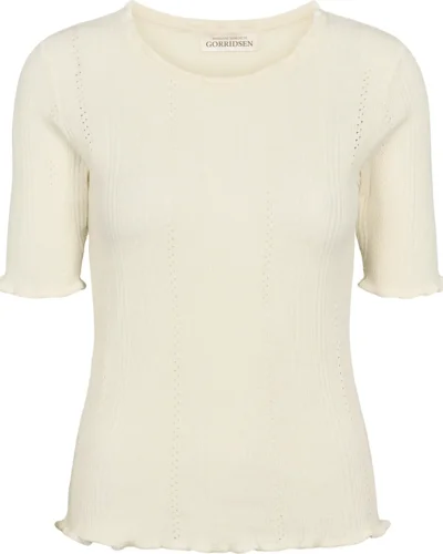 Diva Bluse / 100% Økologisk GOTS bomuld / Milk
