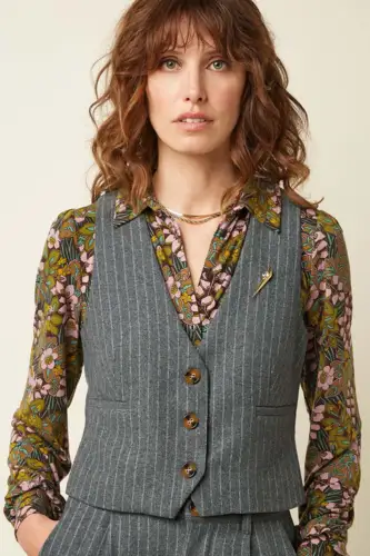Cissy vest – King Louie – Grey Melange