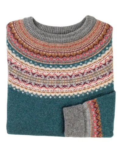 Alpine Short Sweater Éribe – Lugano | Fair Isle sweater