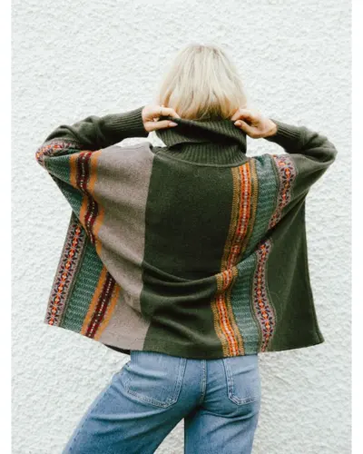 Montrose Cowl Sweater Éribe – Bracken – billede 2