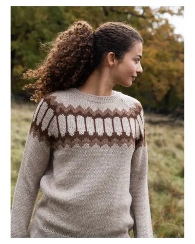 Serendipity Nordic Alpaca Sweater – Sand