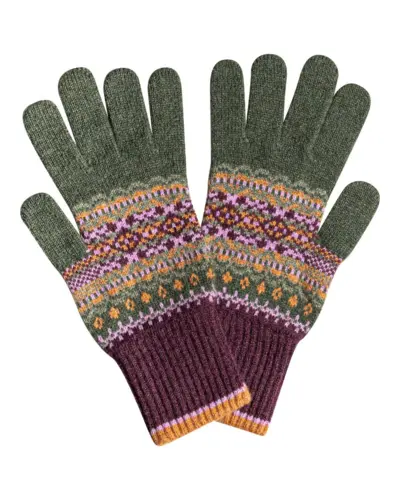 Éribe Alloa Gloves – Tyrian-Thistle