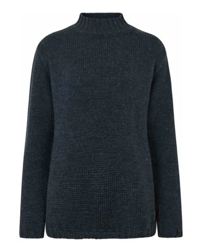 Pauline sweater Navy – Fuza Wool