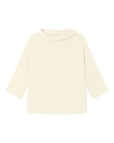 Hørbluse med krave Bone – By Basics
