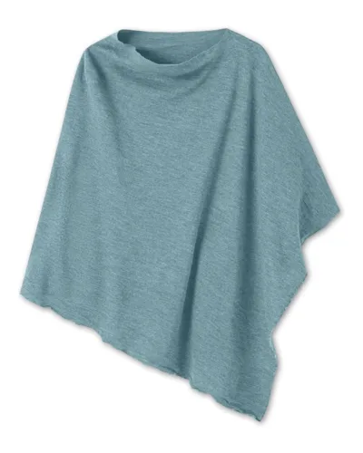 Merinould poncho Artic Melange – By Basics