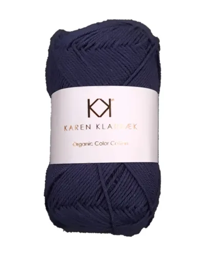 Økologisk bomuld 8/4 / Navy Blue 0079