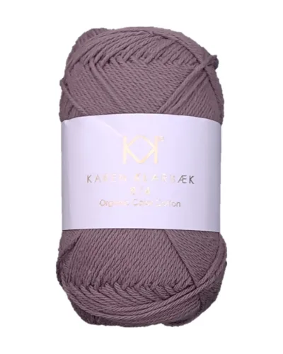 Økologisk bomuld 8/4 / Maroon 0092