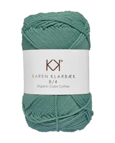 Økologisk bomuld 8/4 / Dark Green Ocean 0096