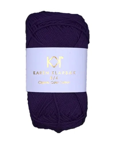 Økologisk bomuld 8/4 / Dark Tailor Lilac 0098