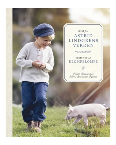 Strik fra Astrid Lindgrens verden – designet af KlompeLOMPE, forside