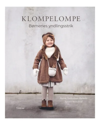 Klompelompe – børnenes yndlingsstrik, strikkebog forside