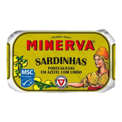 Minerva – Sardiner i olivenolie med citron – 120 g