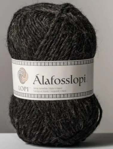 Àlafoss lopi/ 0005 Black heather