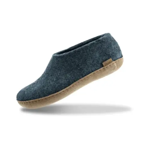 Sko med skindsål / Denim / Glerups