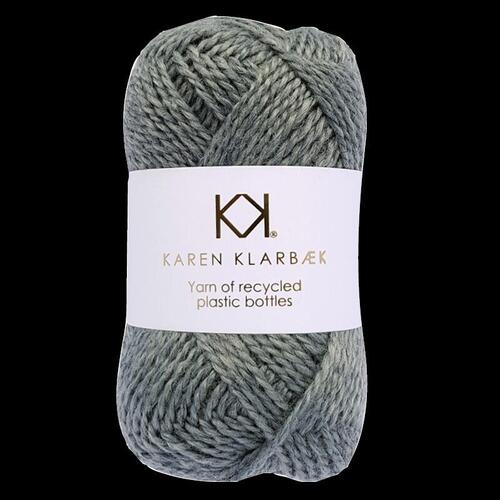 Recycled bottle yarn / Sage green 3010