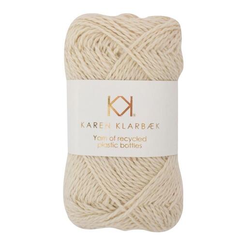 Recycled bottle yarn / Natural white 3001