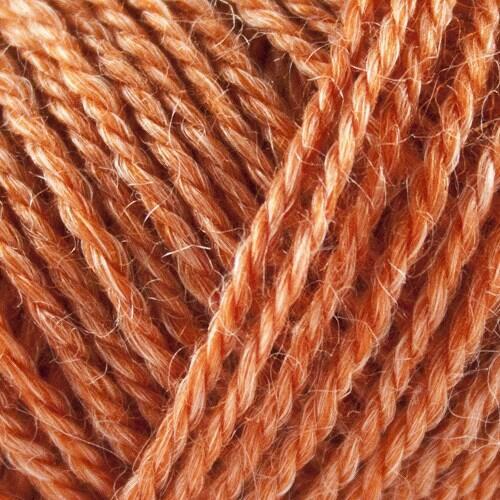 No.3 / Organic wool nettles /  Orange v1115