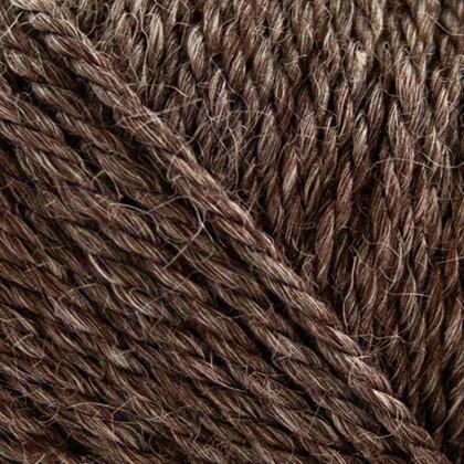 No.6 / Organic wool nettles /  Choko brun v636