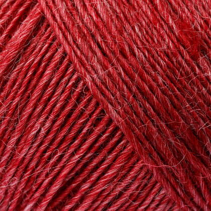 Soft Organic Wool+Nettles, rød