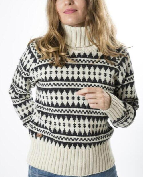 Gunhild sweater / Coal/ Fuza Wool