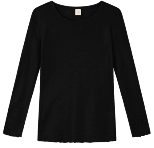 Merinould trøje / Black/  By Basic