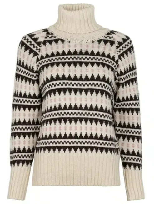 Fuza Wool / Gunhild sweater / Dark Rose