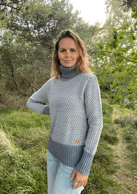 Fuza Wool / Liv sweater / Denim