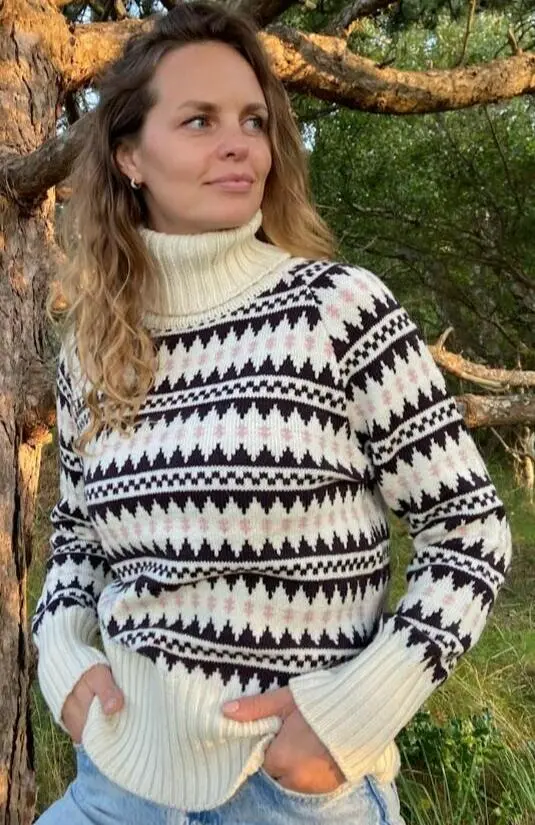 Køb Fuza Wool / Gunhild sweater / Dark Rose ~ Kun: 1.199,00 DKK