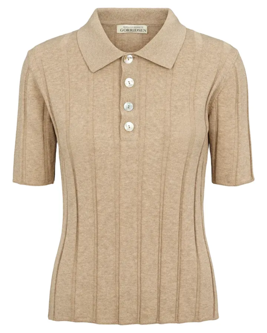 Gorridsen Victoria bluse i GOTS-certificeret bomuld / Dessert