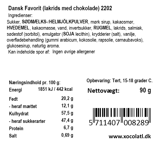 Dansk favorit  - Den bløde lakrids