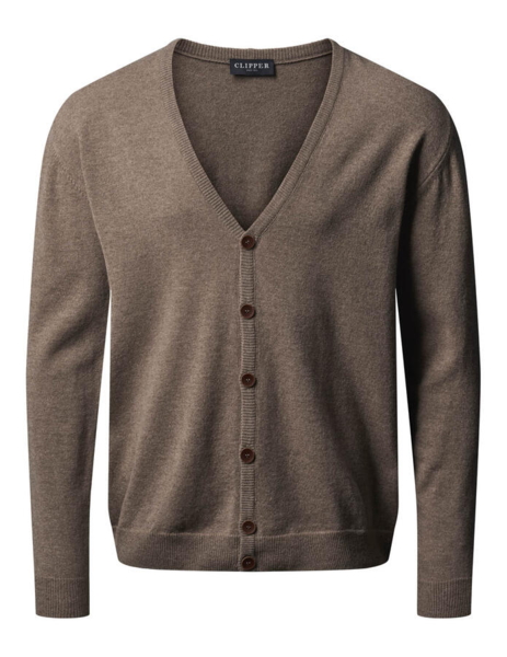 Wexford V-hals Herrecardigan med knapper