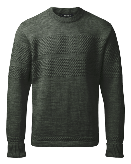 Sømandstrøje/ Saltum O-Neck /Olive/ Clipper