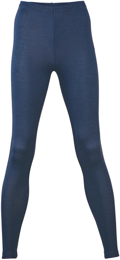 Dame Leggings Uld/silke / Navy